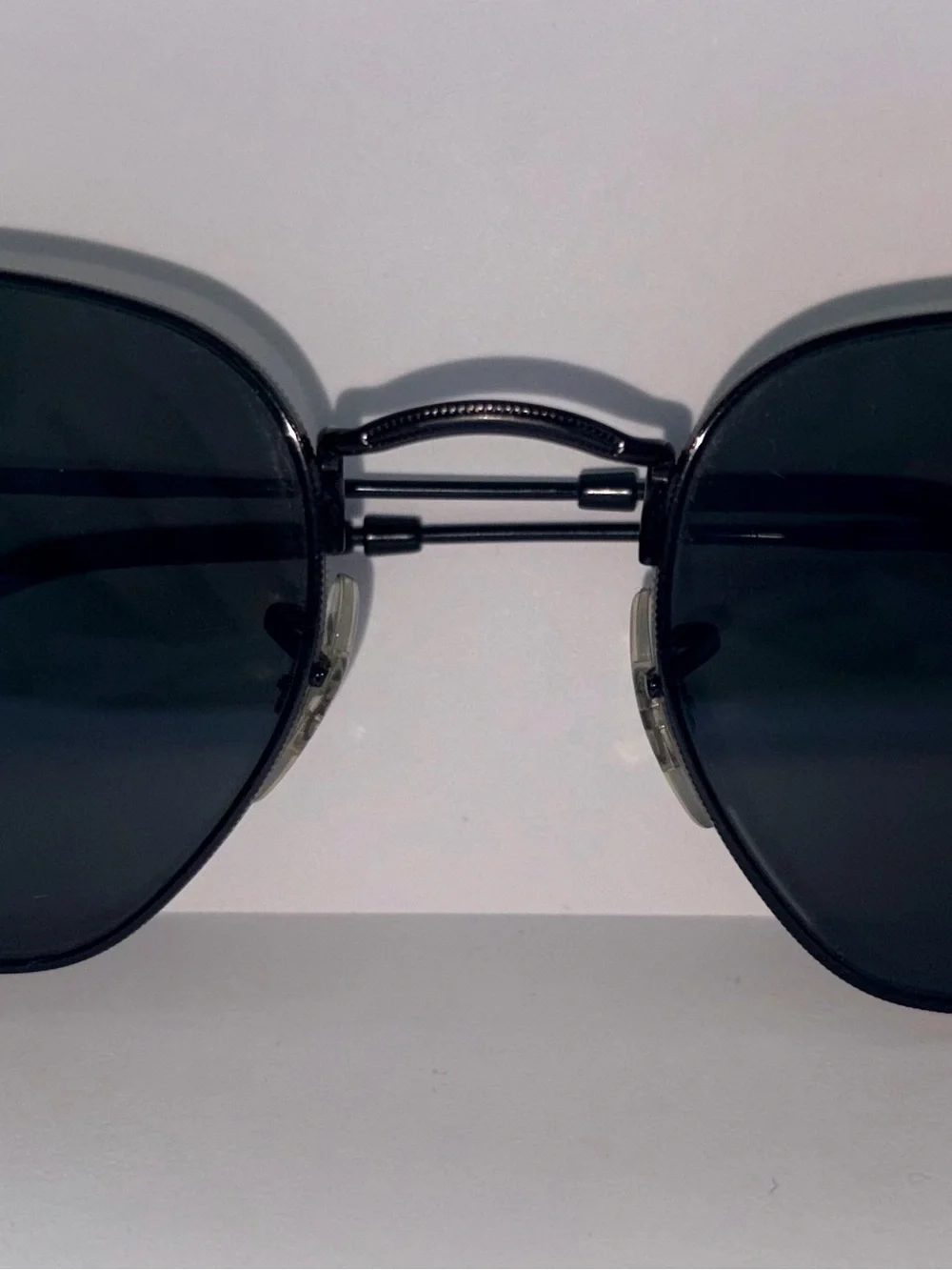 RAY BAN RB3548N 002 58 Black Hexagonal 51 mm Unisex Polarized Sunglasses